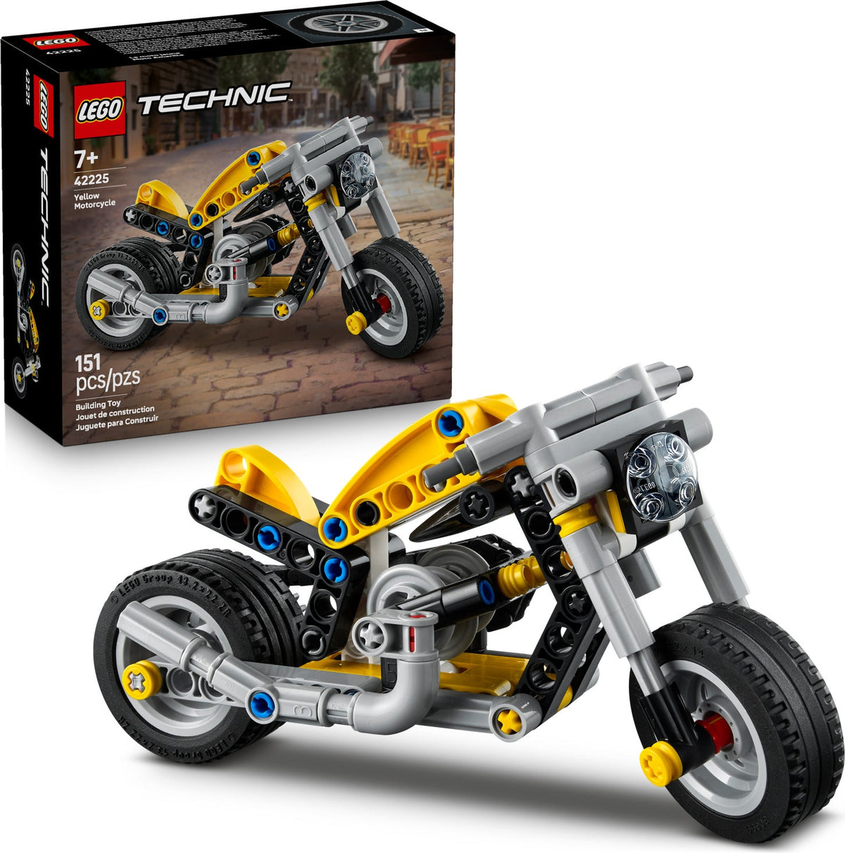 LEGO Technic: Yellow Motorcycle
